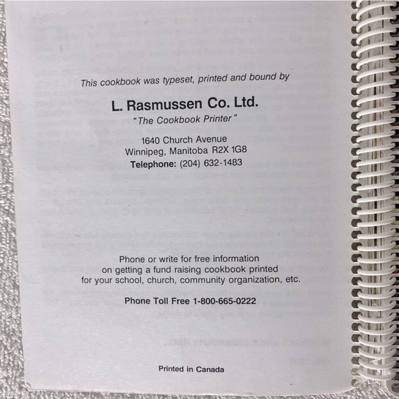 Vintage Blindman River Community  Hall Society Our Favourite Recipes Cookbook - Picture 15 of 15